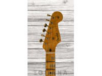 Fender Custom Shop Limited Edition 55 Bone Tone Relic 2A Flame Maple Fingerboard Aged Honey Blonde Gold Hardware